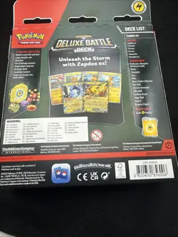 Pokemon TCG Deluxe Battle Deck Zapdos ex – Factory Sealed! - Image 2