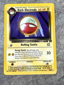 Dark Electrode 34/82 Pokemon TCG Team Rocket Regular Non-Holo (Moderate Play) - Image 1