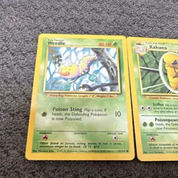 Pokemon TCG Base Set 1999 WOTC Weedle Kakuna Beedrill 69/102 33/102 17/102 -NM - Image 2