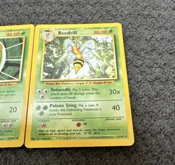 Pokemon TCG Base Set 1999 WOTC Weedle Kakuna Beedrill 69/102 33/102 17/102 -NM - Image 4