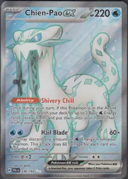 Pokemon Paldea Evolved 236/193 Chien-Pao ex - Image 1