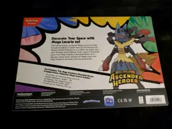 Pokemon TCG Ascended Heroes Premium Poster Collection Mega Lucario - Image 2