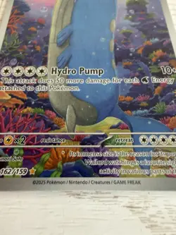 Pokemon - Wailord 162/159 - Journey Together - Pack Fresh - Image 3