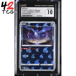 CGC Gem Mint 10 Articuno REV HOLO 015/072 Pokemon Simplified Chinese cs6.5C - Image 1