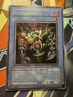 Yugioh! 3x Playset Relinquished Ultra Rare - SDP-001 Unlimited - Englisch - Image 2