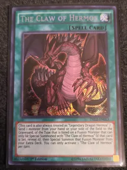 The Claw Of Hermos - DRL2-EN013 - Secret Rare - NM 1st - Yugioh - Image 1