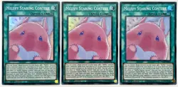 3 x POTE-EN063 Melffy Staring Contest - Super Rare 1st Edition Near Mint YuGiOh - Image 1