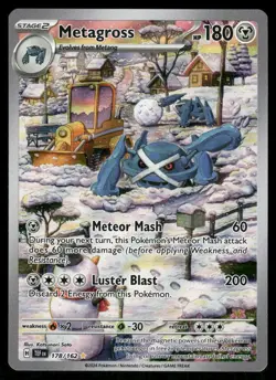 Pokemon Cards Metagross 178/162 Temporal Forces Illustration Rare NM - Image 1