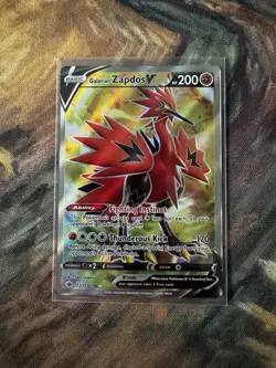 Galarian Zapdos 173 2021 Pokemon Chilling Reign Full Art Ultra Rare Card NM+ - Image 1