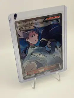 Pokemon Winona Ultra Rare Full Art Holo Roaring Skies 108/108 TCG Card - Image 4