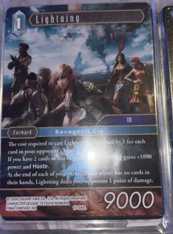 Lightning 15-041L M/NM Final Fantasy Trading Card Game FFTCG - Image 1