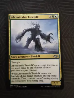 mtg abominable treefolk modern horizons - Image 1