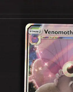Venomoth GX 12/214 Unbroken Bonds Ultra Rare Holo Pokemon Card NM - Image 3