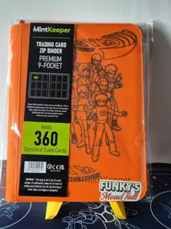Mintkeeper - 9 Pocket Binder - Orange - Laser Engraved - Gym Heroes/Challenge - Image 3
