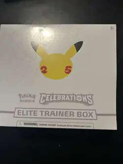 Pokemon Celebrations Elite Trainer Box ETB TCG 25th Anniversary Edition 820650809439 - Image 1