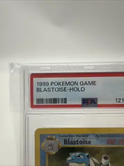 Pokemon TCG Blastoise Base Set Holo PSA 5 - Image 2