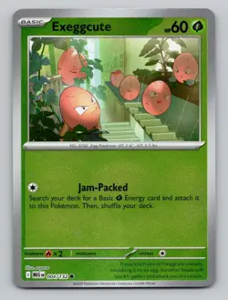 Reverse Holo Exeggcute 004/132 Common Mega Evolution Pokemon - Image 1
