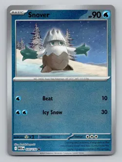 Reverse Holo Snover 035/132 Common Mega Evolution Pokemon - Image 1
