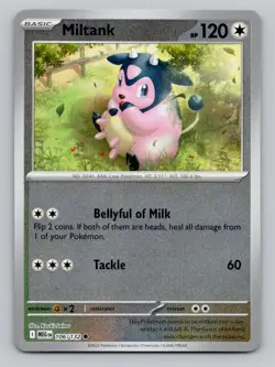 Reverse Holo Miltank 106/132 Common Mega Evolution Pokemon - Image 1