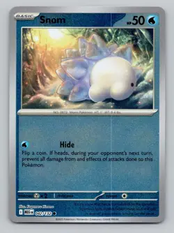 Reverse Holo Snom 042/132 Common Mega Evolution Pokemon - Image 1