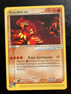 Pokemon Black Star Promo Non-Holo Groundon ex 002 Excellent Condition. - Image 1