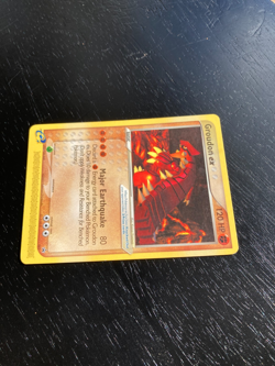 Pokemon Black Star Promo Non-Holo Groundon ex 002 Excellent Condition. - Image 2