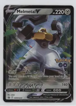 Melmetal V (Pokemon Go) Pokemon Sword & Shield Black Star #SWSH224 - Image 1