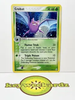 2004 Crobat 3/101 - Hidden Legends Holo - RARE VINTAGE POKEMON - LP 🥝 - Image 1