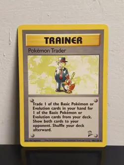 Pokemon Trader 77/102 Rare Base Set Unlimited Pokemon HP - Image 1