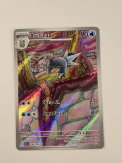Pokemon TCG Arctibax Illustration Paldea Evolved 209/193 LP Condition - Image 1