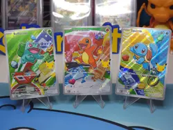 First Partner Bulbasaur Charmander Squirtle 30th Promos 037 038 039 Pokemon TCG - Image 1