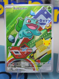 First Partner Bulbasaur Charmander Squirtle 30th Promos 037 038 039 Pokemon TCG - Image 2