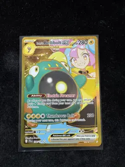 Pokemon Iono's Bellibolt EX 188/159 Hyper Rare Holo Journey Together - Image 1