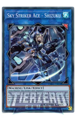 Yugioh Sky Striker Ace - Shizuku DASA-EN028 Super Rare NM/LP 1st Edition - Image 1