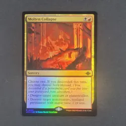 MTG - ​1x Molten Collapse - Lost Caverns of Ixalan - NM - Foil - Magic #234 2023 - Image 2