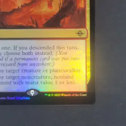 MTG - ​1x Molten Collapse - Lost Caverns of Ixalan - NM - Foil - Magic #234 2023 - Image 4