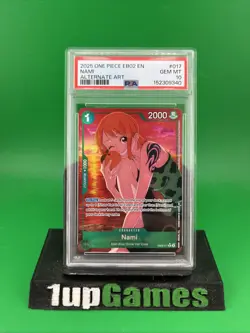 2025 One Piece EB02-017 Nami Alt Art PSA 10 Alternate Art - Image 1