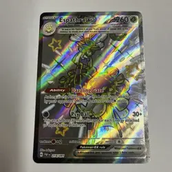 Pokemon Card Espathra ex 214/091 Shiny Ultra Rare Paldean Fates Mint - Image 2