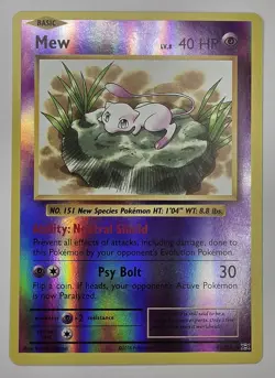 Pokemon Mew TCG 2016 XY Evolutions Reverse Holo Rare Card 53/108 M/Nm Condition - Image 1