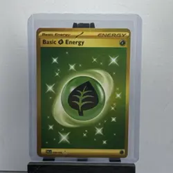 Pokemon Basic Grass Energy Sv02: Paldea Evolved Hyper Rare Holo 278/193 Card - Image 1