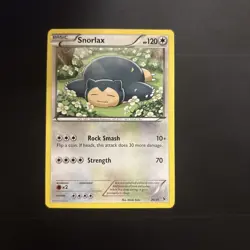 Snorlax - 26/39 - Pokemon XY Kalos Starter Non-Holo NM/LP Card - Image 1