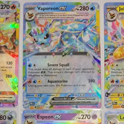 Pokemon TCG Eeveelutions EX Prismatic Evolutions - 18 CARD SET COMPLETE N/NM - Image 4