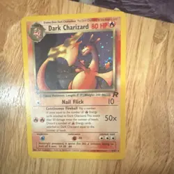 Dark Charizard 4/82 Team Rocket Holo Rare 80 HP Pokemon TCG Card - Image 1