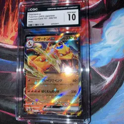 Pokemon TCG Charizard ex 006/165 Sv2a: Pokemon Card 151 Holo (Japanese) CGC 10 - Image 2
