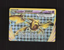 Crobat BREAK XY181 XY Full Art Black Star Promo Holo Pokemon Card LP - Image 1