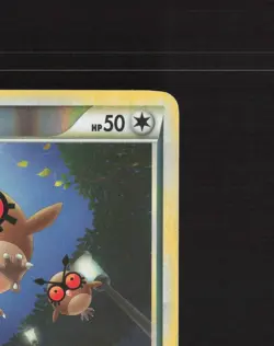 Hoothoot 66/123 HeartGold SoulSilver Reverse Holo Pokemon Card MP - Image 4