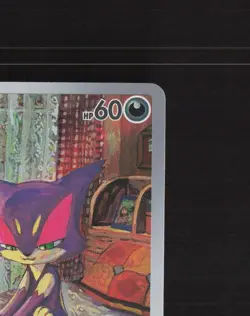 Purrloin 134/086 Korean White Flare Full Art Rare Holo Pokemon Card NM - Image 4