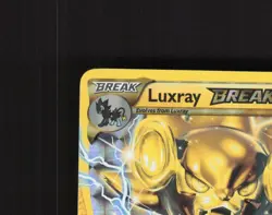 Luxray BREAK 47/122 Breakpoint Full Art Ultra Rare Holo Pokemon Card LP - Image 3