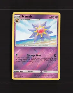 Starmie 65/181 Team Up Reverse Holo Rare Pokemon Card LP - Image 1