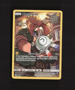 Magnemite 242/236 Cosmic Eclipse Full Art Secret Rare Holo Pokemon Card LP+ - Image 1